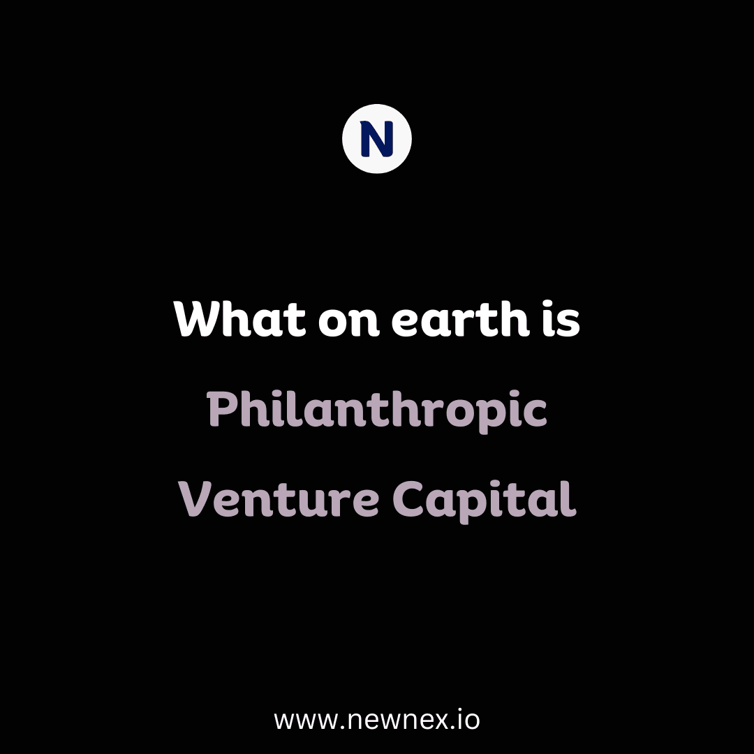 What is Philanthropic Venture Capital aka Venture Philanthropy