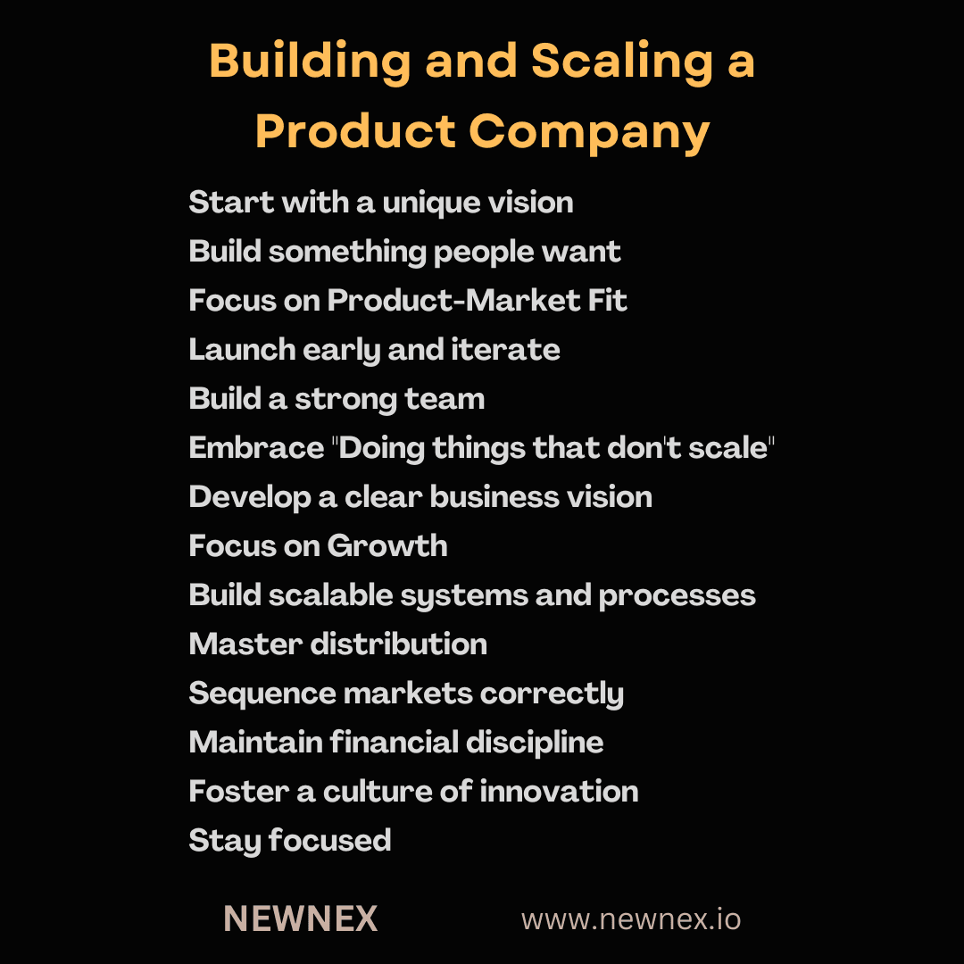 Building and Scaling a Product Company: Insights from Top Founders and Investors