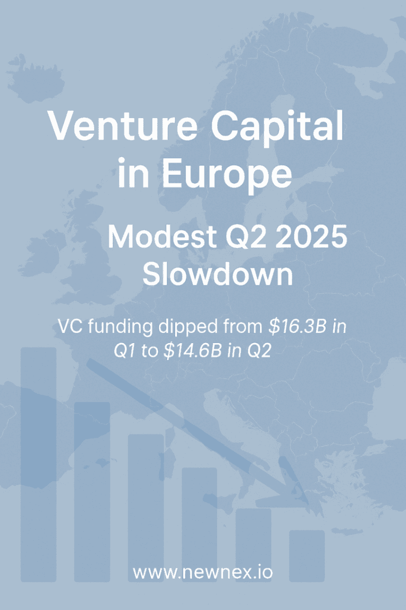 Venture Capital Investment in Europe Experiences Modest Slowdown in Q2 2025