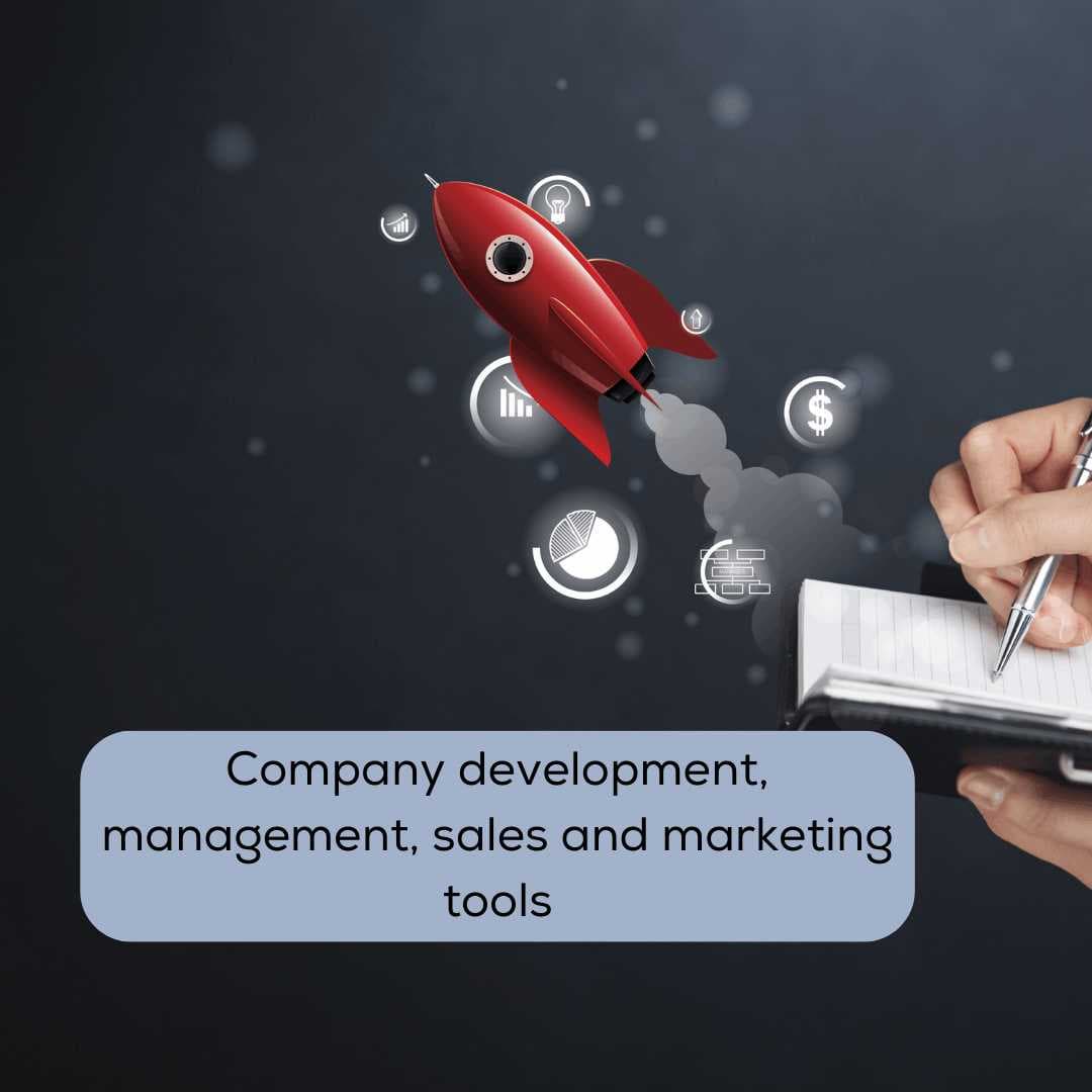 Startup Management, Marketing, Sales and Development Platforms and Resources