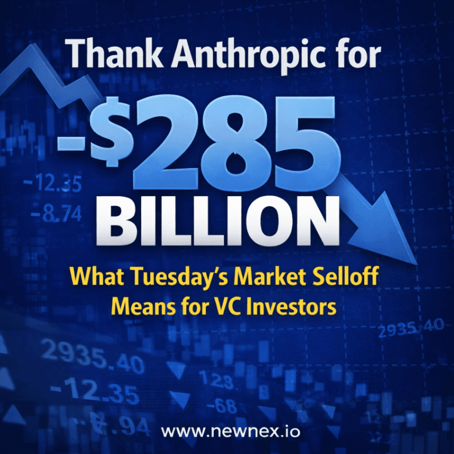 Thank Anthropic for negative $285 Billion : What Tuesday's Market Selloff Means for VC Investors